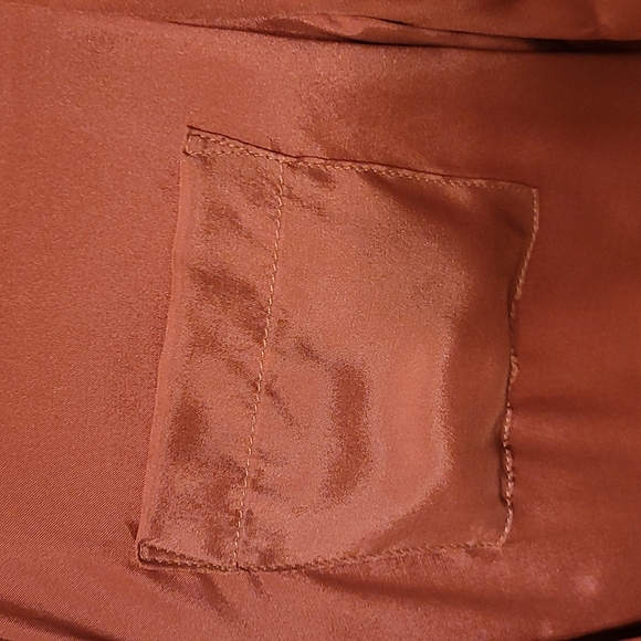 Bellatrix silk blouse, size Small, color apricot - Picture 2 of 11